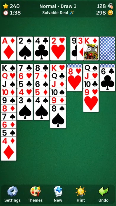 Zrzuty ekranu Solitaire Classic: Retro