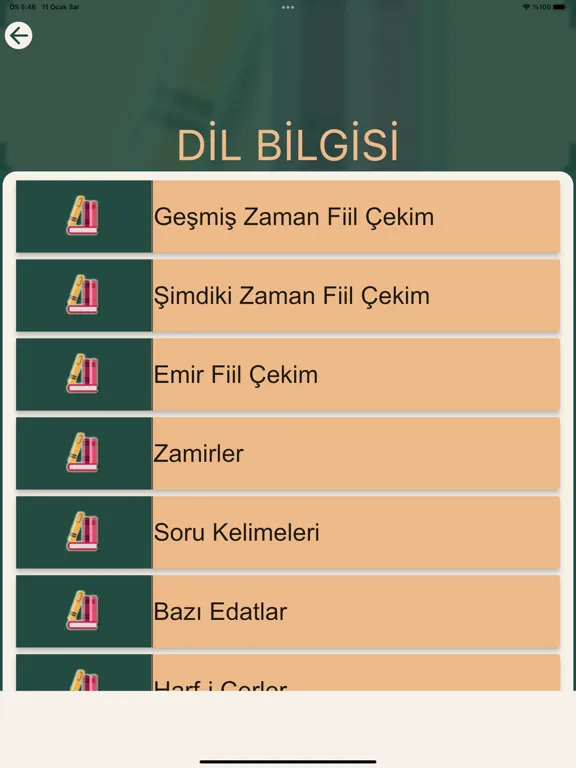 Tangkapan skrin Arapça Öğrenelim Sesli Dersler iPad 