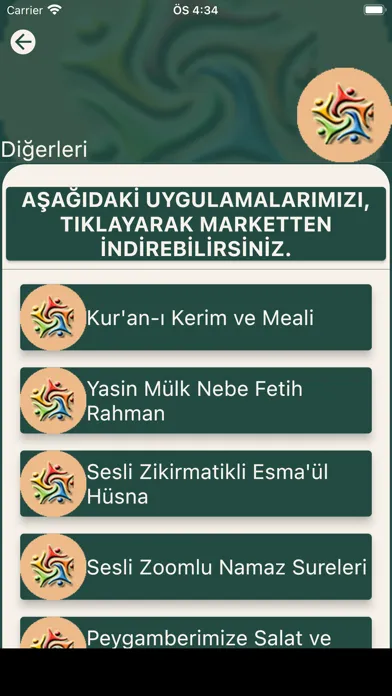 Tangkapan skrin Arapça Öğrenelim Sesli Dersler