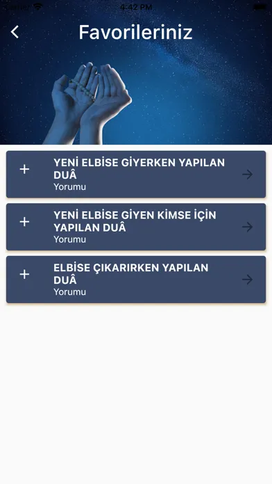 Capturas de pantalla de Yeni Günlük Dualar ve Zikirler