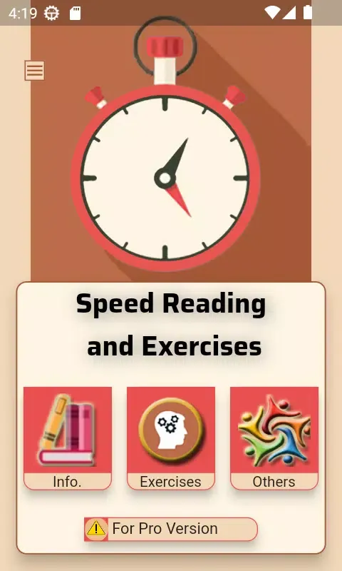 Speed Reading and Exercises Screenshots