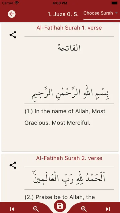 The Holy Quran and Means Pro 스크린샷
