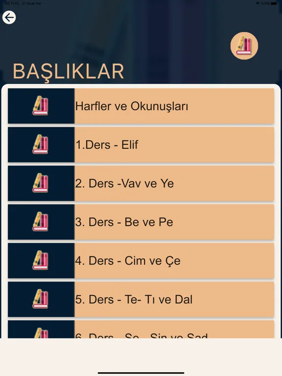 Osmanlıca Öğreniyorum iPad  سکرین شاٹس