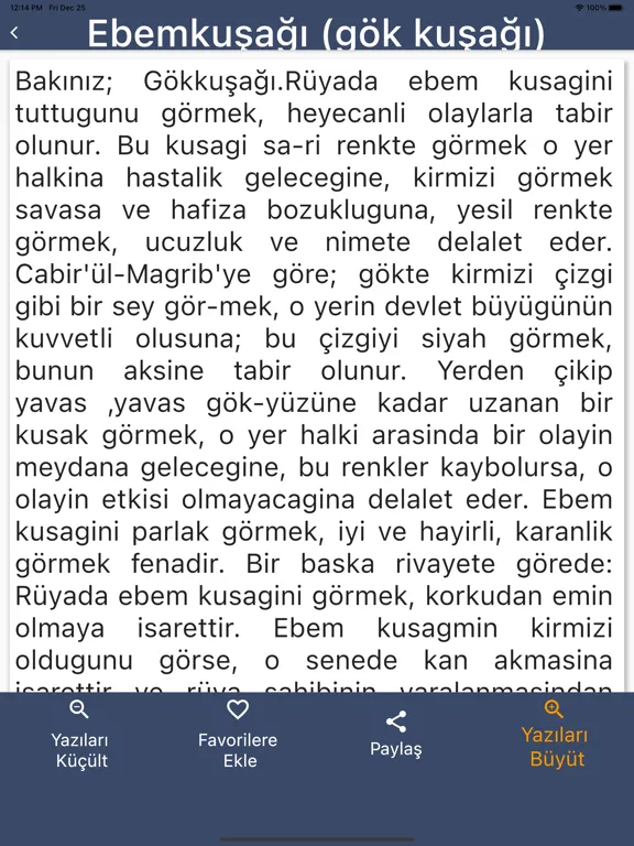 Yeni Rüya Tabirleri ve Yorumu iPad  سکرین شاٹس