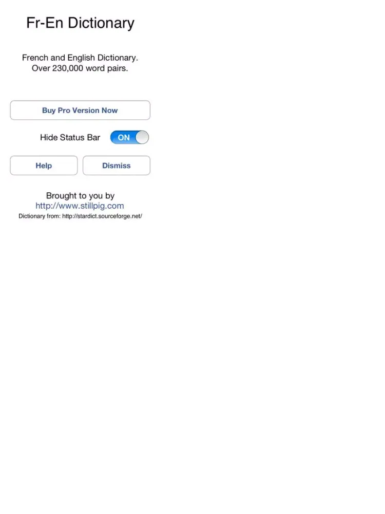 Capturas de pantalla de Offline French English Dictionary Translator for Tourists, Language Learners and Students iPad 