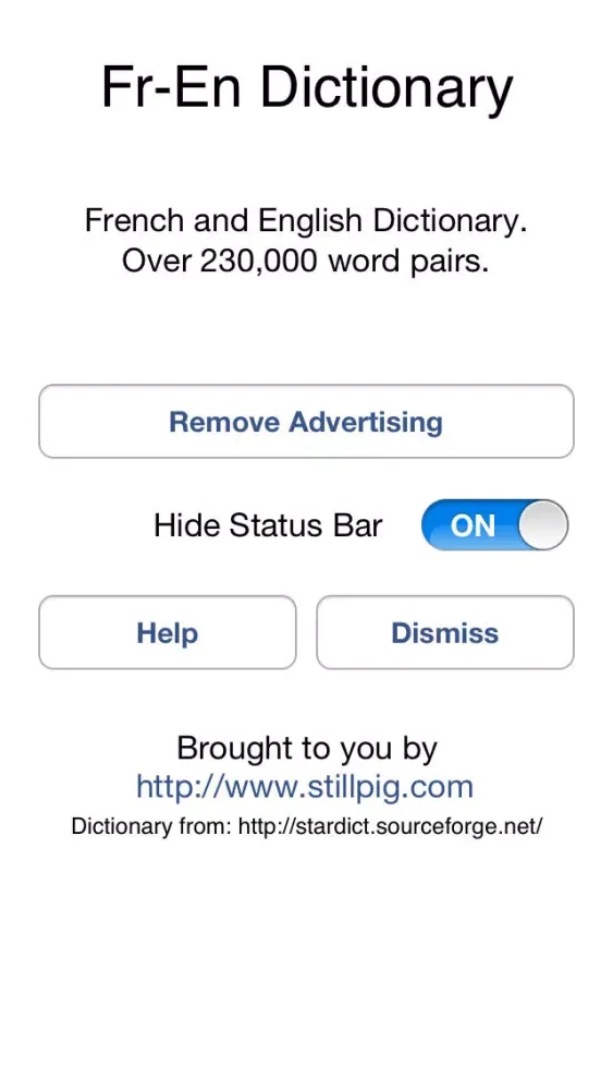 Capturas de pantalla de Offline French English Dictionary Translator for Tourists, Language Learners and Students