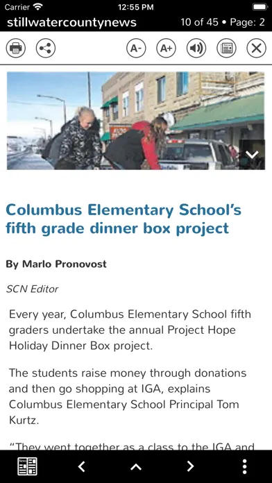 ภาพหน้าจอของ Stillwater County News