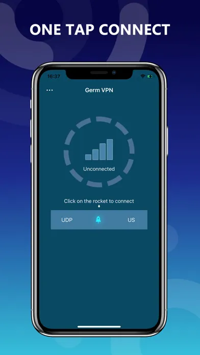 Captures d'écran de Germ VPN