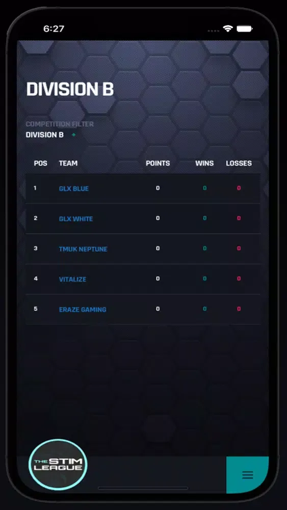 Ảnh chụp màn hình của Stim League Mobile