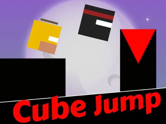 Mr Cube Ninja Dashed Jumps - Jumping on Pillar Games iPad  스크린샷