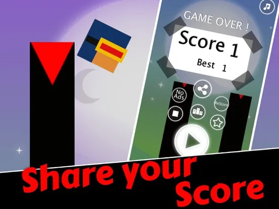 Mr Cube Ninja Dashed Jumps - Jumping on Pillar Games iPad  스크린샷