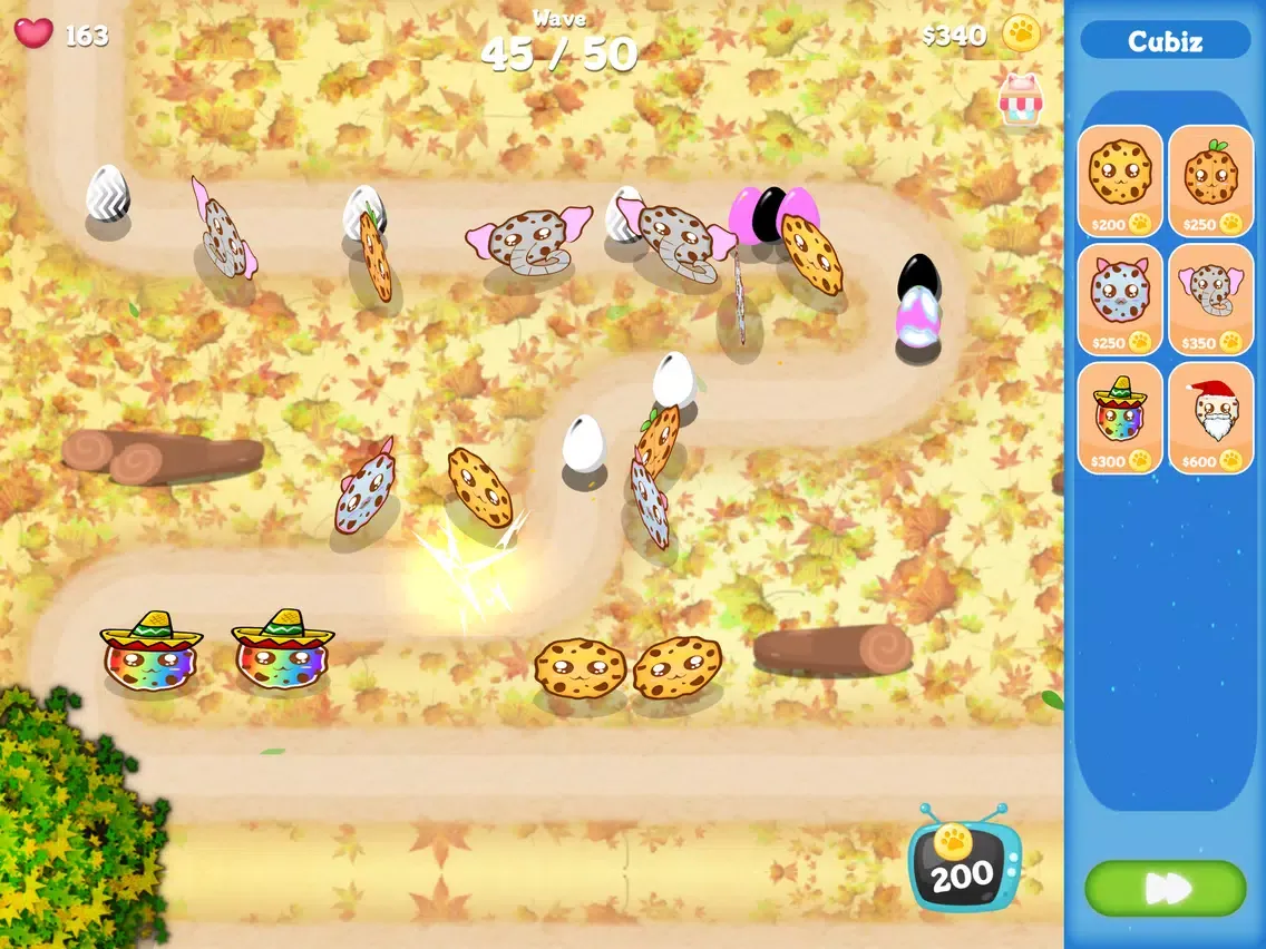 Squishy Cookie Defense Swirl ! iPad  スクリーンショット