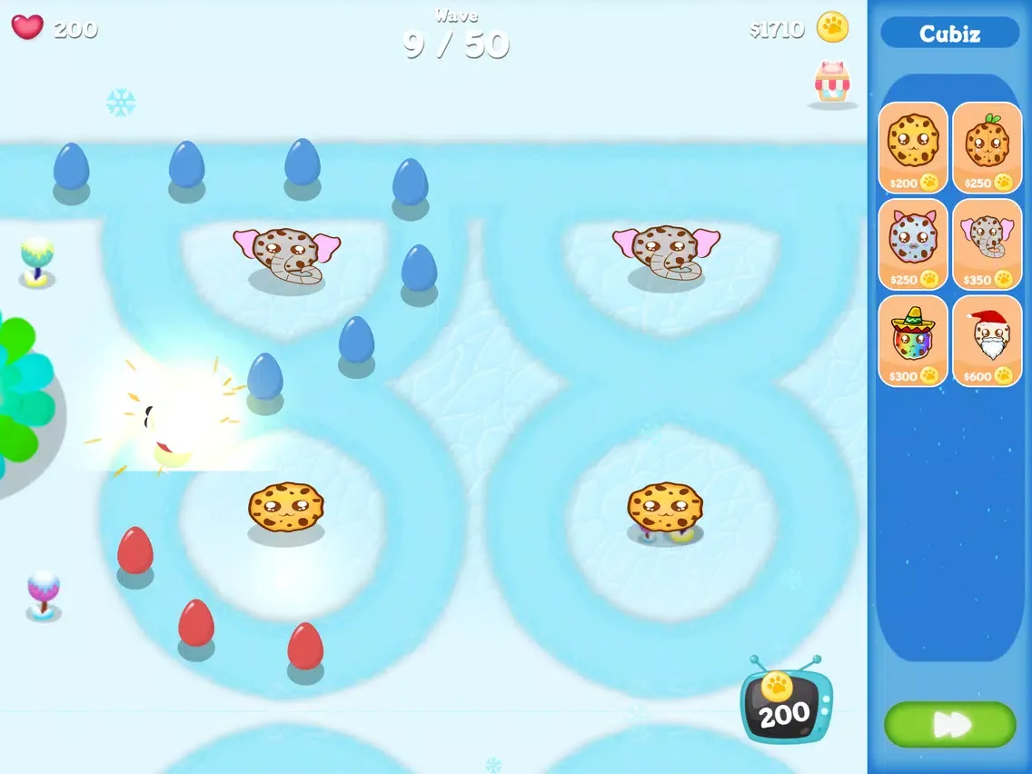 Squishy Cookie Defense Swirl ! iPad  スクリーンショット