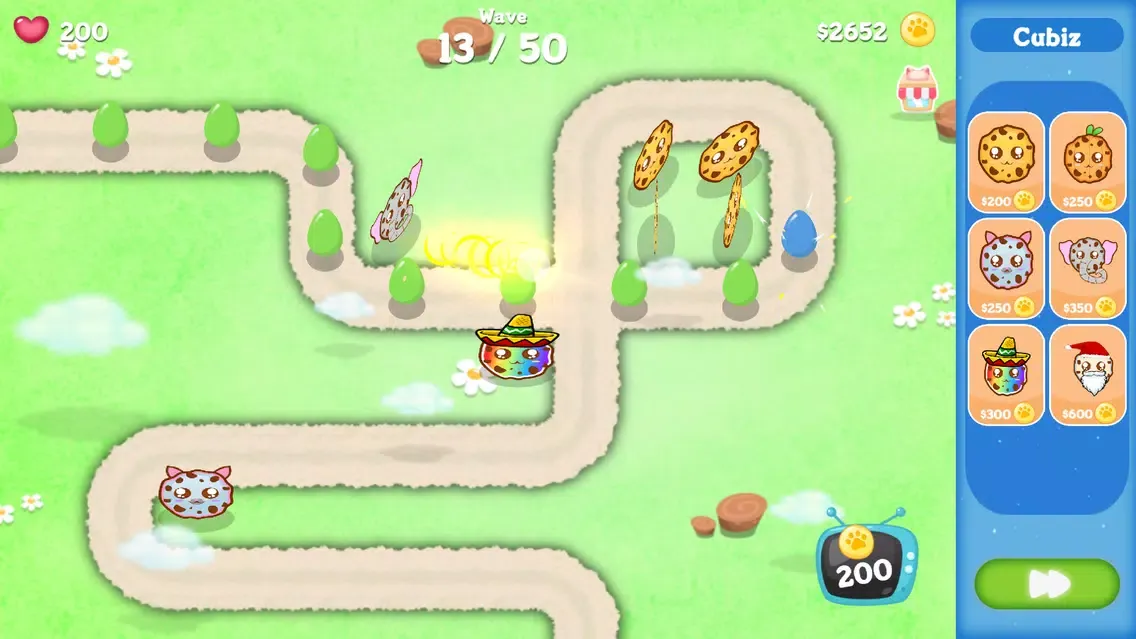 Squishy Cookie Defense Swirl ! スクリーンショット
