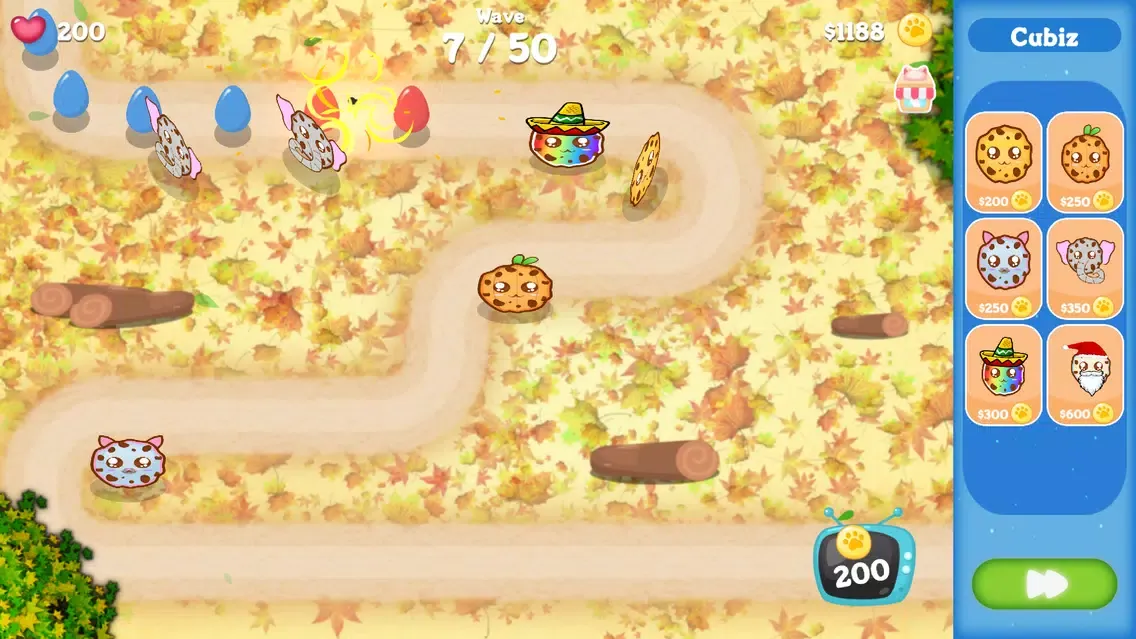 Squishy Cookie Defense Swirl ! スクリーンショット