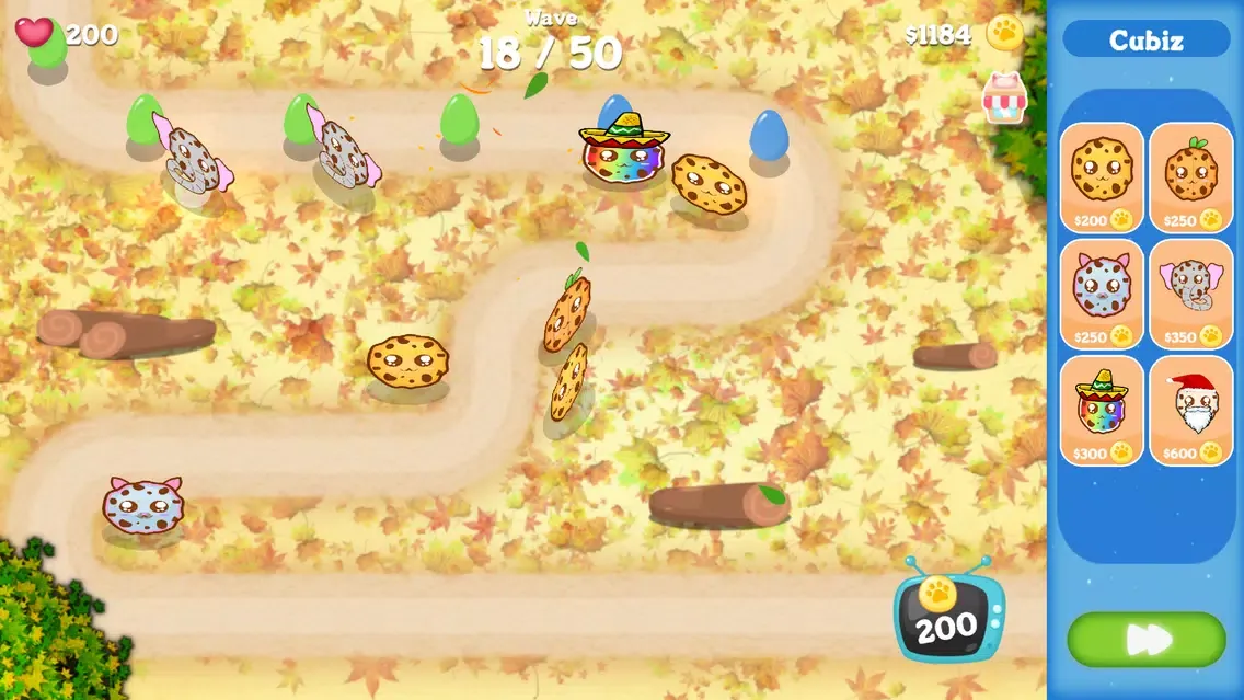 Squishy Cookie Defense Swirl ! スクリーンショット