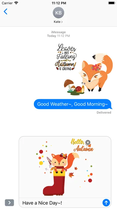 Autumn - Greetings with Animal স্ক্রিনশট