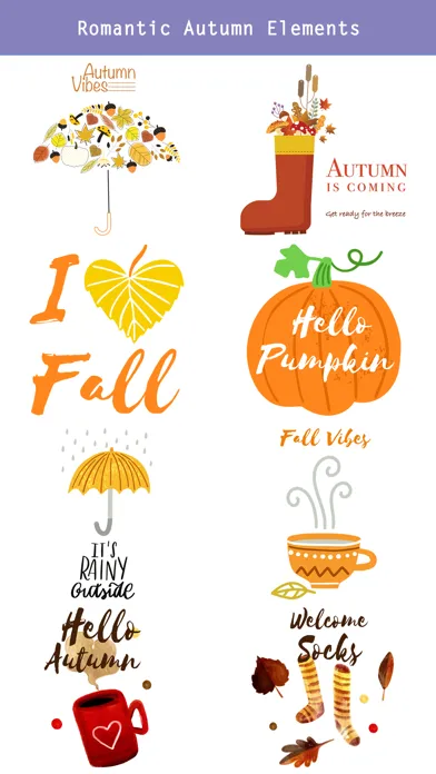 Autumn - Greetings with Animal স্ক্রিনশট