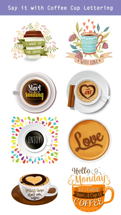 صور Say it with Coffee Art