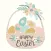 Hand Drawn Easter Day Stickers