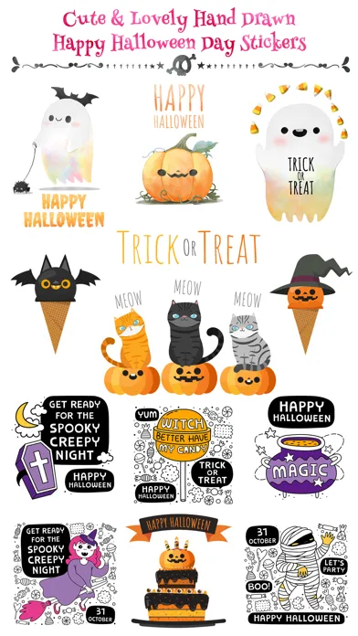 Ảnh chụp màn hình của Cute Happy Halloween Day