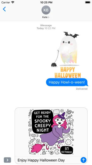 Ảnh chụp màn hình của Cute Happy Halloween Day