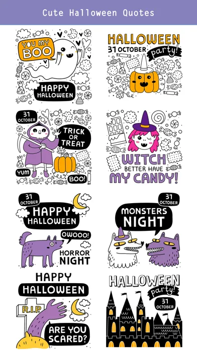 Ảnh chụp màn hình của Cute Happy Halloween Day