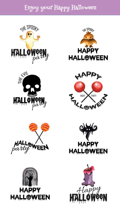 Captures d'écran de Watercolor Happy Halloween