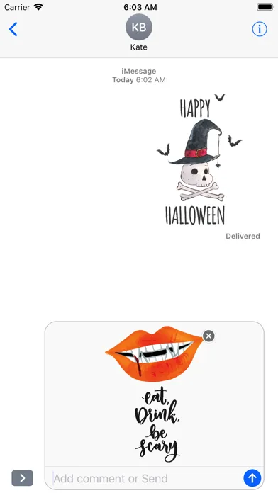 Ảnh chụp màn hình của Cute Watercolor Halloween Pack