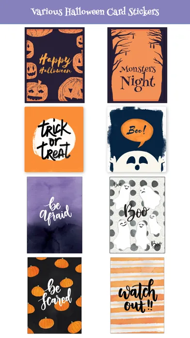 Ảnh chụp màn hình của Cute Watercolor Halloween Pack