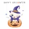 Watercolor Halloween Stickers-