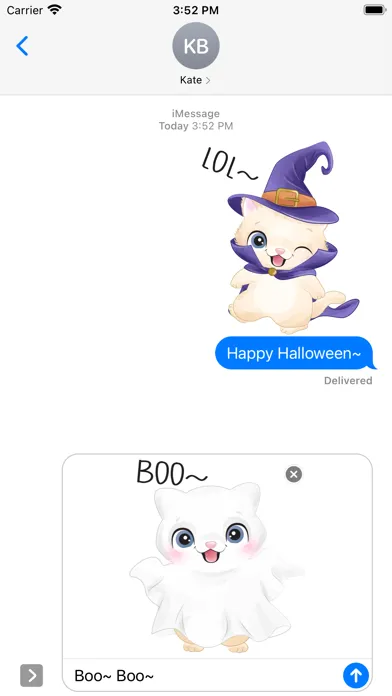 Watercolor Halloween Stickers- Screenshots
