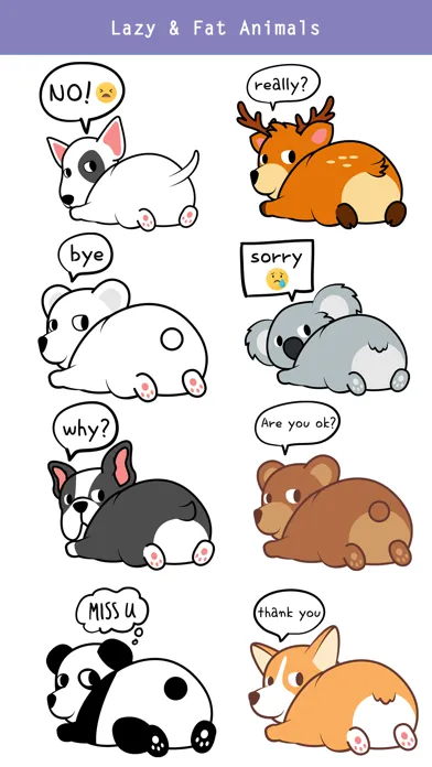 Say it with Lazy Animals স্ক্রিনশট