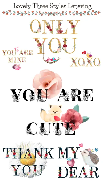 Valentine's Day Love Lettering應用截圖