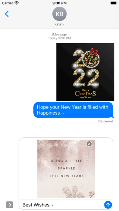 2022 - Happy New Year Stickers سکرین شاٹس