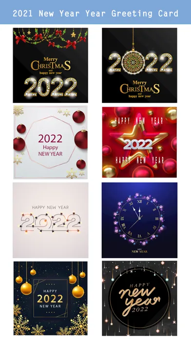 2022 - Happy New Year Stickers سکرین شاٹس