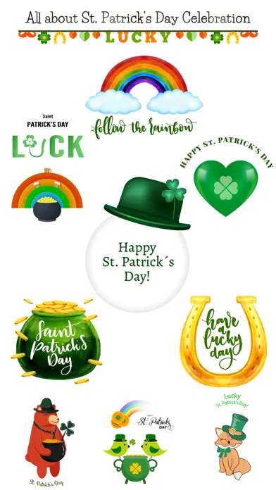 Tangkapan skrin All about Happy Patrick's Day