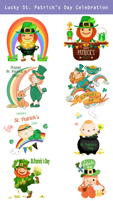 Tangkapan skrin All about Happy Patrick's Day