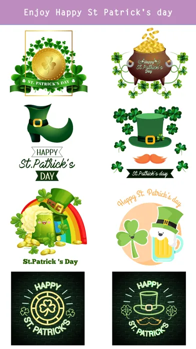 Tangkapan skrin All about Happy Patrick's Day