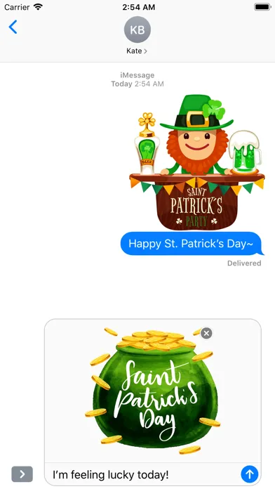 Tangkapan skrin All about Happy Patrick's Day
