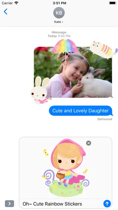 Rainbow Animal Stickers Screenshots