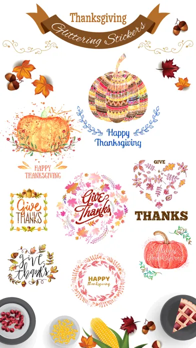 Capturas de tela do Glittering Thanksgiving