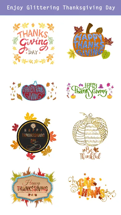 Capturas de tela do Glittering Thanksgiving