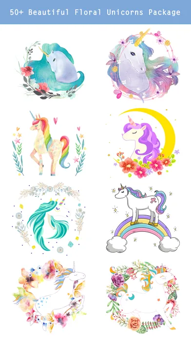 Capturas de pantalla de Unicorn Collection & Quotes