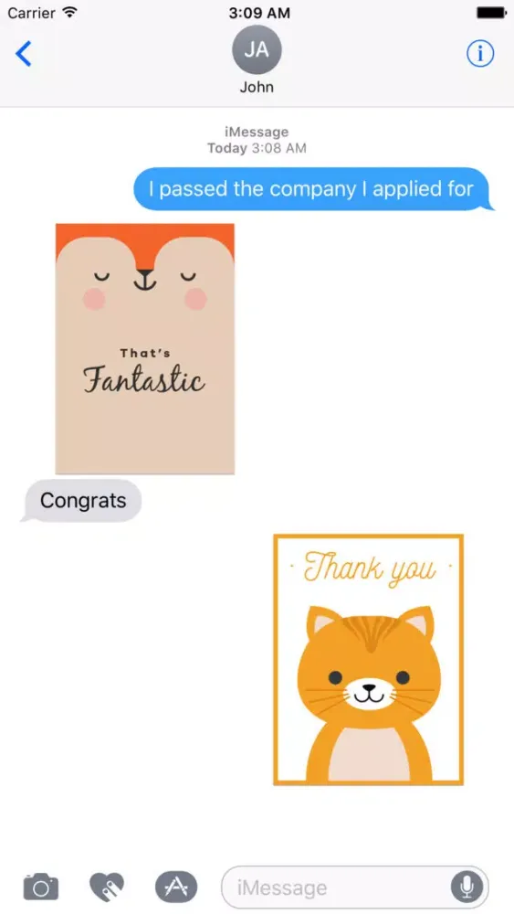 Capturas de tela do Happy Talk by Cute & Lovely Animal Characters