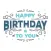 Birthday - Vintage & Retro Style Congrats Message