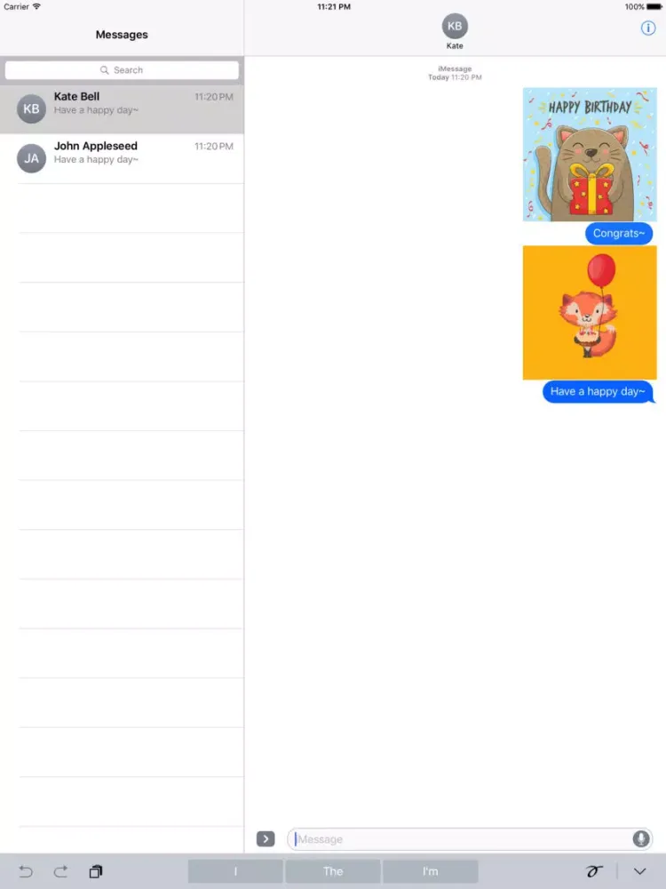 Скриншоты Birthday Card - Best Wishes with Cute Animals iPad 