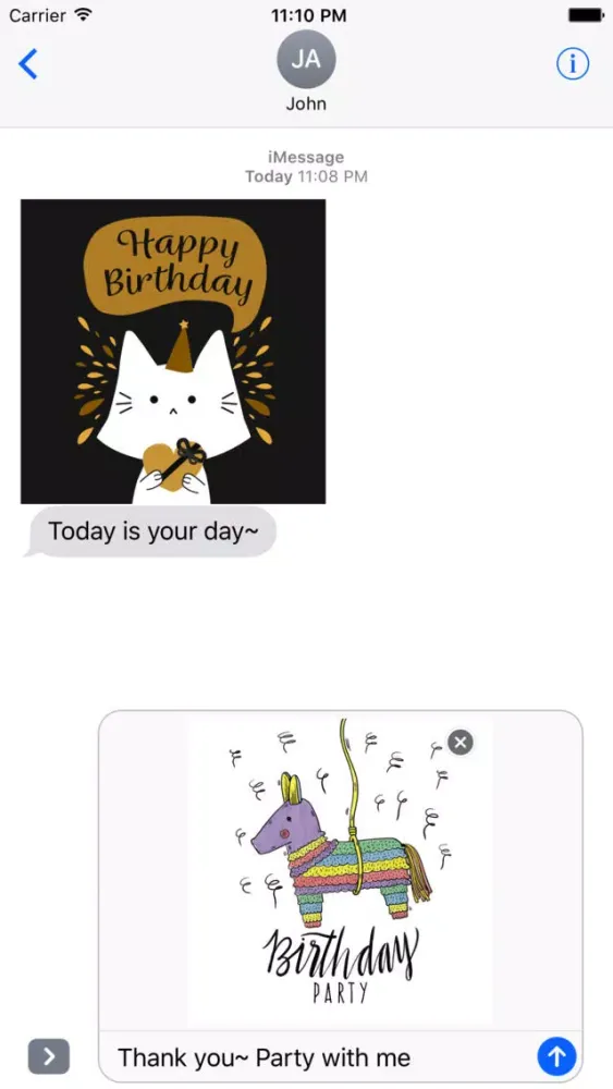 Скриншоты Birthday Card - Best Wishes with Cute Animals