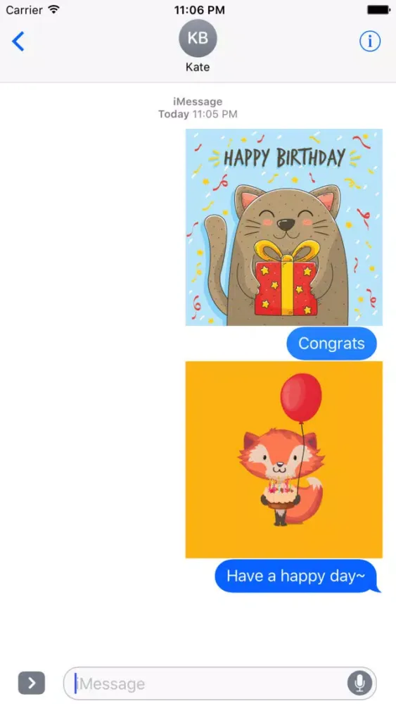 Скриншоты Birthday Card - Best Wishes with Cute Animals