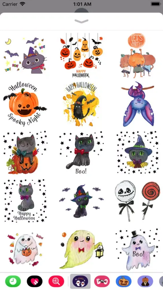 Hand Drawn Cute Halloween Screenshots